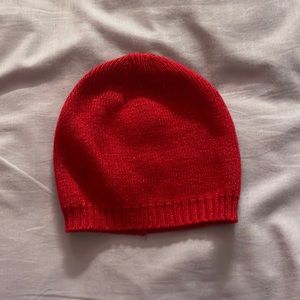 Red beanie